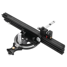 Coupon HONGDUI Precision Miter Gauge with Extended Fence for Woodworking Table Saw Router Table Precision Angle Setting