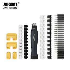 Coupon JM-8185 Multi-Function Electric Screwdriver Set 69 Pieces Industrial-Grade Magnet Dual Magnetizers Transform Mechanic DIY Repair Tools Home Improvement