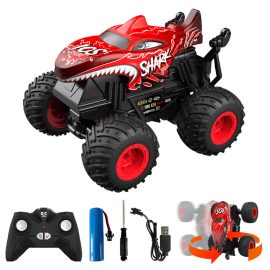 Coupon KYAMRC UJ99 1/20 2.4G 2WD Stunt RC Car LED Light Dancing Music 360 Rotation Off-Road Vehicles Remote Control Toys Models