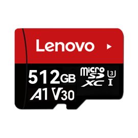 Coupon Lenovo T1 U3 High Speed TF Memory Card 512GB Micro SD Card Flash Card Smart Card for Phone Camera Driving Recorder