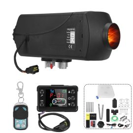 Coupon Mudiro M-AH11 DC12V 8KW Diesel Air Car Parking Heater Knob Remote Switch Smart Classic Grille Black
