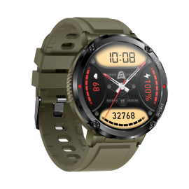 Coupon Newwear T30 1.6 inch 400*400px HD Screen MIL-STD Standard Wristband bluetooth Call Hi-FI Speaker Heart Rate Blood Pressure SpO2 Monitor 600mAh Battery Capacity IP68 Waterproof Outdoor Smart Watch
