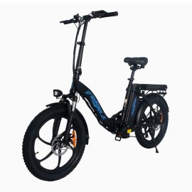 Coupon ONESPORT BK6 48V 10Ah 350W 20*3.0inch Fat Tire Folding Electric Bicycle 35KM Max Mileage 135KG Payload Electric Bike