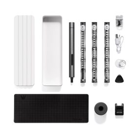 Coupon Wowstick 1F+ 64 in 1 Electric Screwdriver High Precision USB Charging LED Light 56 Alloy Steel Batch Heads Ideal for DIY and Home Repair