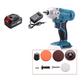 Coupon 600W 48V EU/US Plug Wireless Polishing Machine Drilling Waxer Scratch Repair Grinding Tool Grinder Hand Drill