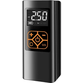 Coupon 7.4V 60W Portable Car Tire Air Pump Rechargeable LCD Display Car Air Compressor Inflator For Motorcycles Bicycle Boat Tyre – Wired