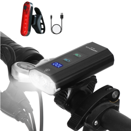 Coupon Astrolux® BL03 XPG LED 1200LM Bike Headlight + 4 Modes USB Taillight 6000mAh High Capacity Power Bank Dual Distance Beam Bike Light USB Rechargeable LED Bicycle Handlebar Flashlight for Electric Bike Electric Scooter