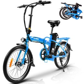 Coupon KAISDA K7S 36V 12.5AH 350W 20inch Folding Electric Bicycle 45-75KM Max Mileage 120KG Payload Electric Bike