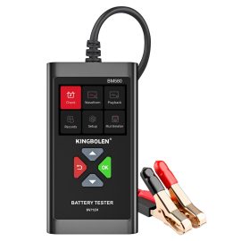 Coupon Kingbolen BM580 Car Battery Analyzer Tester 6V 12V 100-2000CCA Reversible Access Clip Voltmeter Voltage Checker Ripple Test