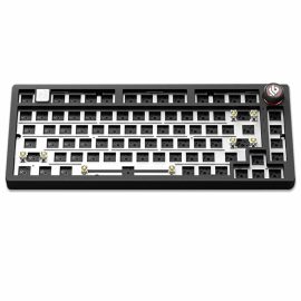 Coupon LEOBOG Hi75 Wired Aluminum DIY Kit Mechanical Keyboard Hot Swap RGB Kit Gasket Custom Aluminum Alloy Body Keyboard Pc Gamer