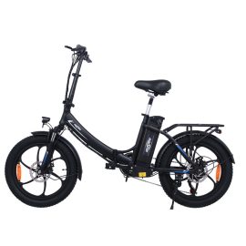 Coupon ONESPORT OT16 48V 15Ah 350W 20*3.0inch Fat Tire Folding Electric Bicycle 100-130KM Max Mileage 120KG Payload Electric Bike
