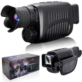 Coupon R7 1080P HD Monocular Night Vision Device 5X Digital Zoom Day and Night Dual-use Telescope 7 Level Infrared Adjustment IP54 Waterproof for Outdoor Hunting Monitoring Nightvision Monocular