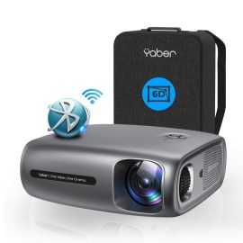 Coupon Yaber Buffalo Pro U7 Native 1080P 3D LCD Projector 250 Ansi Lumens Android System Dual WIFI Screen Mirroring Mirror Cast 4D Keystone Correction Entertainment Home Theater