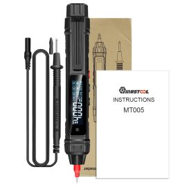 Coupon MUSTOOL MT005/MT005PRO Digital Multimeter Pen Type 4000 Counts Professional Meter Non-Contact Auto AC/DC Voltage Ohm Diode Tester For Tool