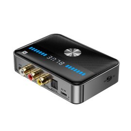 Coupon Bakeey M13 2 in 1 bluetooth 5.3 Transmitter Receiver NFC RCA or 3.5mm AUX or Optical or Coaxial Wireless Audio Adapter Hands free Calls No Drivers for Phone Speaker TV BOX Computer