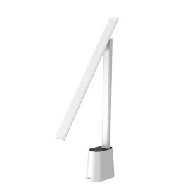 Coupon Baseus Smart Eye Rechargeable Folding Reading Desk Lamp White Shell Eye Protection Three color Mode Adjustable Brightness Study LED Lamp