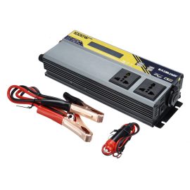 Coupon Excellway 1000W-6000W(Peak) Power Inverter 110V 60Hz DC 12V/24V Converter with LCD Display AC Outlets Dual USB Car Charger for Car Home Laptop Truck