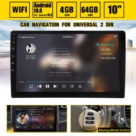 Coupon IMars 10 inch 2DIN Car MP5 Video Player with CarPlay 4+64GB for Android 10.0 System Built in WiFi GPS bluetooth