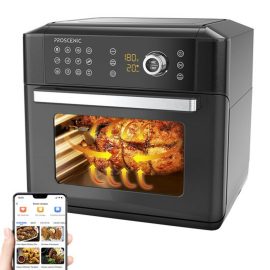 Coupon Proscenic T31 Air Fryer Oven 1700W 15L Digital Air Fryer Oven with Rapid Air Circulation LED Touchscreen and APP or ALEXA Control 12 Preset Programs 100+ Online Recipes