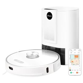 Coupon Proscenic Ultenic T10 Robot Vacuum Cleaner with Self-Emptying Station 3000pa Suction 2-in-1 Vacuuming and Mopping LDS Navigation Automatic Carpet Boost 280Mins Run Time APP Alexa & Google Home Control