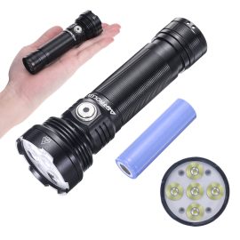 Coupon Astrolux® EP05 5* LH351B 2500LM Super Bright LED Flashlight With 21700 Battery Type-C Fast Rechargeable High Performance Portable Torch Outdoor Activitives LED Light