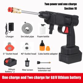 Coupon AUTSOME 240W Cordless Pressure Washer Wireless Car Water Pressure Washer Spray Gun Truck