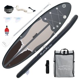 Coupon Funwater 305cm Inflatable Stand Up Paddle Board with Adjustable Paddle Travel Backpack Leash Waterproof Bag Adult Paddle Board,SUPFR07U