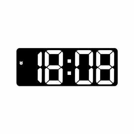 Coupon Multifunctional Electronic Simple Large Screen Alarm Clock Time Date Temperature Jump Display 12/24 Hours Switching