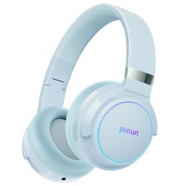 Coupon Picun B2 bluetooth Headset Wireless Headphone 40mm Units Deep Bass 3D Stereo 1000mAh Battery Colorful Light Folding Over-Ear Headset