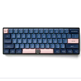 Coupon SKYLOONG GK61 Pro 63 Keys Tri-mode Mechanical Gaming Keyboard Hot Swappable Gateron Switch PBT Keycaps RGB 2.4G/BT/USB Wired Fully Programmable 60% Layout Gaming Keyboard