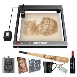 Coupon ACMER P2 10W Laser Engraver Fixed Focus Engraving at 30000mm/min 0.01mm Engraving Accuracy Pre-Assembled
