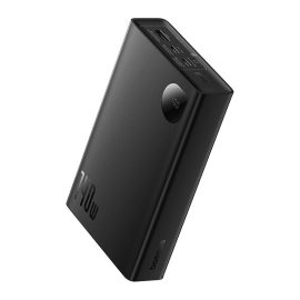 Coupon Baseus Adaman 140W 86.4Wh 24000mAh Digital Display Power Bank External Battery Power Supply with 1 Input & 3 Outputs Support PD SCP QC FCP Fast Charging with 240W Type-C to Type-C Cable for iPhone 15 14 13 for Huawei for Xiaomi 14pro for MacBook Pro