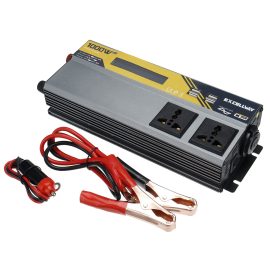 Coupon Excellway 1000-6000W(Peak) Car Power Inverter 220V 60Hz DC 12V/24V Converter with LCD Display Dual AC Outlets Dual USB Car Charger for Car Home Laptop Truck