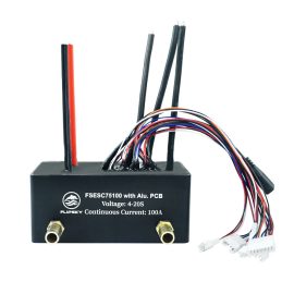 Coupon Flipsky 75100 84V ESC with Aluminum PCB 75 Water Cooling Enclosure for Surboard Submarine Underwater Propeller RC Models Parts