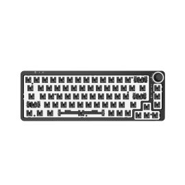 Coupon GAMAKAY LK67 Keyboard Customized Kit 67 Keys RGB Hot Swappable 3pin/5pin Switch 65% Programmable Triple Mode Wired bluetooth 5.0 2.4GHz Keyboard Kit NKRO PCB Mounting Plate Case with Rotate Button Custom Keyboard