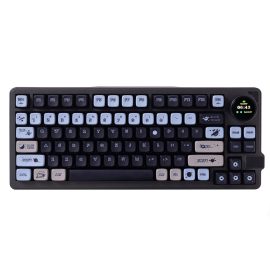 Coupon GAMAKAY LK75 75% Tri-mode Mechanical Keyboard Hot Swap Customize Switch MDA Profile RGB 83 Keys Gaming Keyboard With TFT Smart Display & Knob