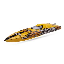 Coupon TFL 1106 Pursuit Fiberglass 82cm Brushless RC Boat Anti-Capsize 120A ESC without Servo Transmitter Battery Charger