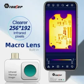 Coupon TOOLTOP T5 256*192 Thermal Lmager Built-in Macro Lens 25Hz Android Thermal Imaging Camera for Mobile Phone PCB Circuit Repair