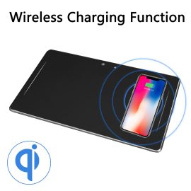 Coupon Wireless Charging RGB Mouse Pad Resin Surface 420*255*6.5mm Luminous E-sports Mouse Pad