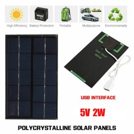 Coupon 5V 2W Solar Panel Output USB Outdoor Portable Solar System Cell Phone Charger Solar Panel Battery Module Power Panel