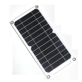 Coupon 5V Solar Panel USB Waterproof Outdoor Solar Charger Plate for Mobile Phone Power Bank Outdoor Solar Cell Phone Charging Board Solar Panel Charger