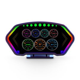 Coupon 6 inch LCD Screen P3 Car Head Up Display 36 Function OBD+GPS Dual System HUD Slope Meter Accelerometer Breathing Ambient Light