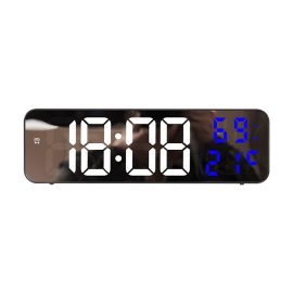 Coupon AGSIVO Digital Wall Clock Alarm Clock Large LED Display with Automatic Brightness / Indoor Temperature / Humidity Monitor / 12/24H For Home Office Classroom