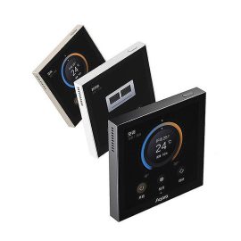 Coupon Aqara S3 Smart Zigbe LED Thermostat Touch Screen 3.95 Panel Voice or Remote Control Support Sensing Temperature Humidity Work with Homekit APP