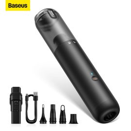 Coupon Baseus 4 in1 12000Pa Car Vacuum Cleaner Air Pump Cordless Vacuum Cleaner Mini Portable Vacuum Cleaner For Household