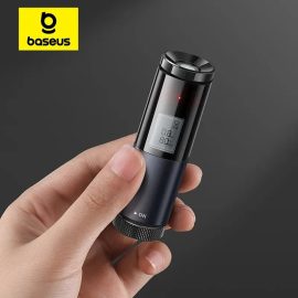 Coupon Baseus Portable Non-contact Alcohol Tester With LED Screen Display Breathalyzer Rechargeable Automatic Breath Alcohol Test Tool