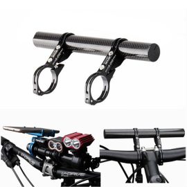 Coupon GUB G202 Bicycle Handlebar Extender Lengthened Design Carbon fiber Aluminum Alloy Mountain Bike Mount Mobile Bike Light Phone Holder