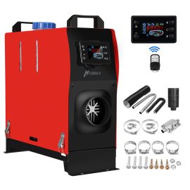 Coupon HCalory 5-8KW 12V Car Parking Heater Diesels Air All in 1 LCD Thermostat for Car Truck SUV Bus RV Boats