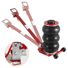 Coupon IMars Air Jack 5 Ton or 11000 lbs Triple Bag Airbag Jack with Six Steel Pipes 18.5 inch or 470 mm Lift up Fast Lifting Pneumatic Jack with Adjustable Handle for Car Garage Repair