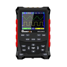 Coupon MUSTOOL 2IN1 120MHZ Dual Channel 40MHZ*2 500MS/s Handheld Digital Oscilloscope + Function Signal Generator MDS120MC2